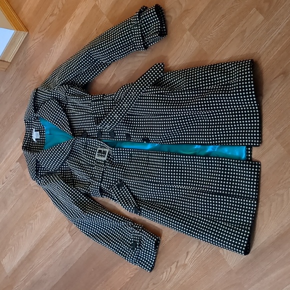 Polka Dot Trench Coat - Picture 2 of 11